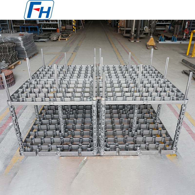 Certificare aerospațială Dispozitive din oțel rezistent la căldură pentru tratarea termică sub vid a componentelor din aliaj de titan | FH®