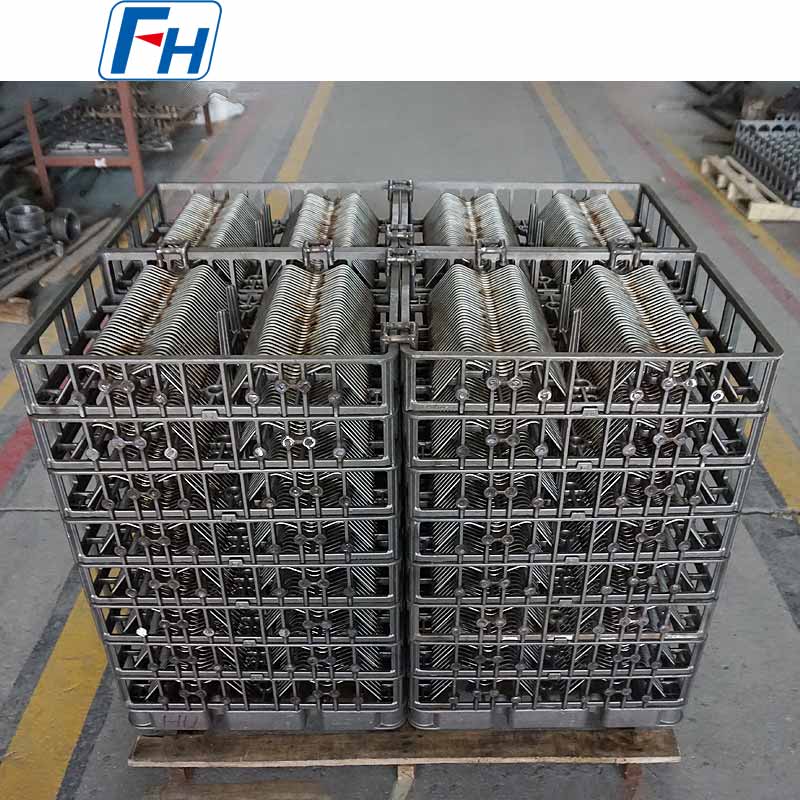 Coșuri de încărcare cu tratament termic FH® 1.4849 pentru cuptor multifuncțional