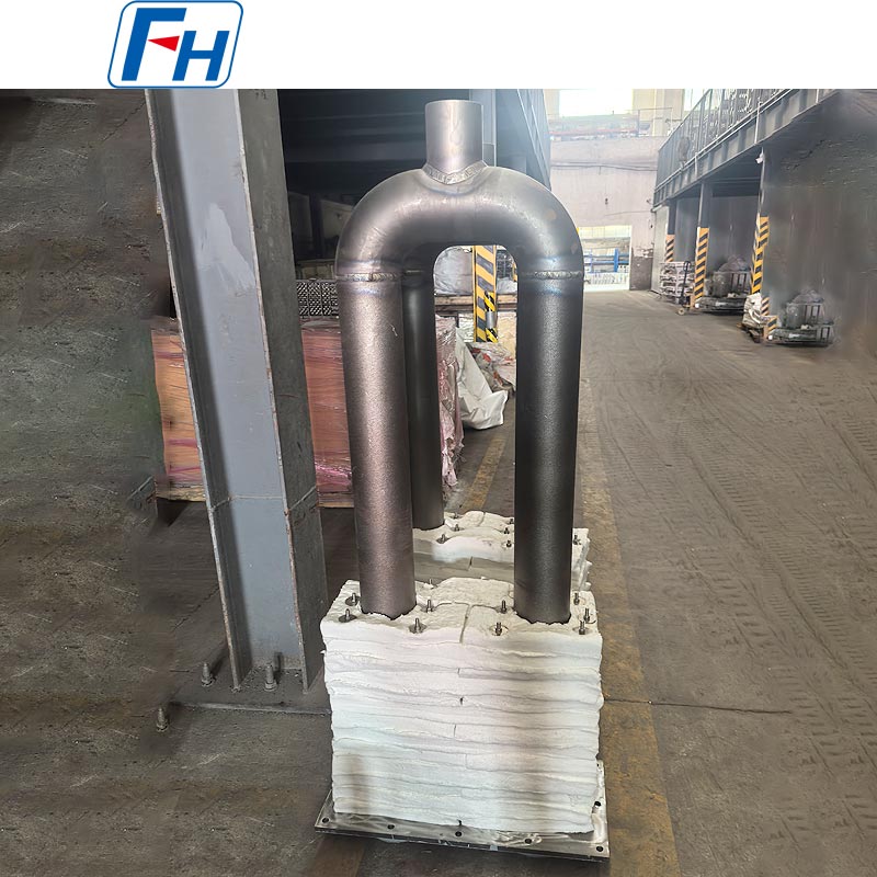 Tub radiant Cr25Ni35 în formă de U – Ø124 × Ø108 × 1597 mm